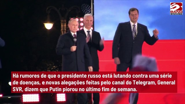 Saúde de Vladimir Putin estaria fragilizada, alega perfil russo