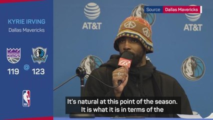 Irving and Mavs not thinking too far ahead in playoff race