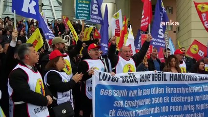 SGK Genel Müdürlüğü önünde BES protestosu!