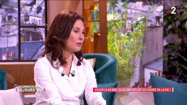 Dominique Lagrou-Sempère évoque son nouveau couple après la mort de son mari Claude Sempère dans Ça commence aujourd'hui , France 2