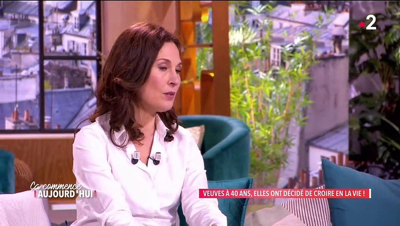 Dominique Lagrou-Sempère évoque son nouveau couple après la mort de son mari Claude Sempère dans "Ça commence aujourd'hui", France 2