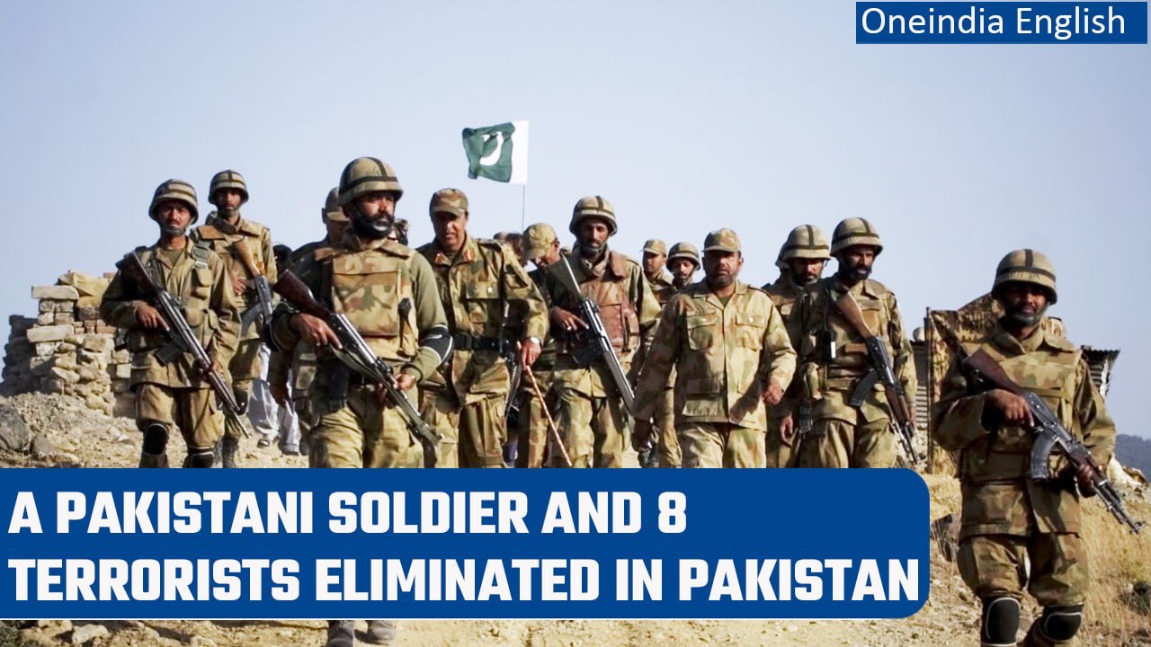 Pakistan: A soldier and 8 terrorists killed in raid in Khyber Pakhtunkhwa province | Oneindia News