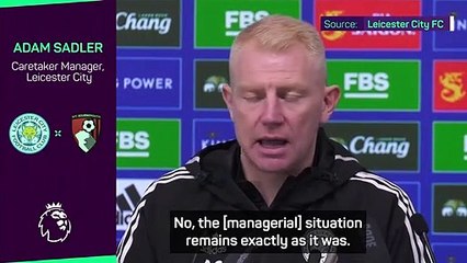 Leicester caretaker boss calls for focus after Rodgers sacking