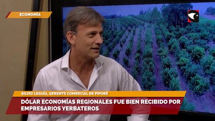 Dólar economías regionales fue bien recibido por empresarios yerbateros