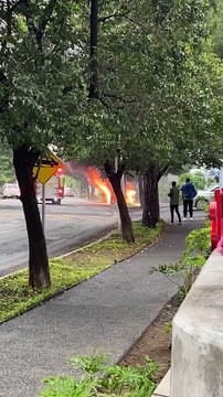 Flaming Car On The Loose
