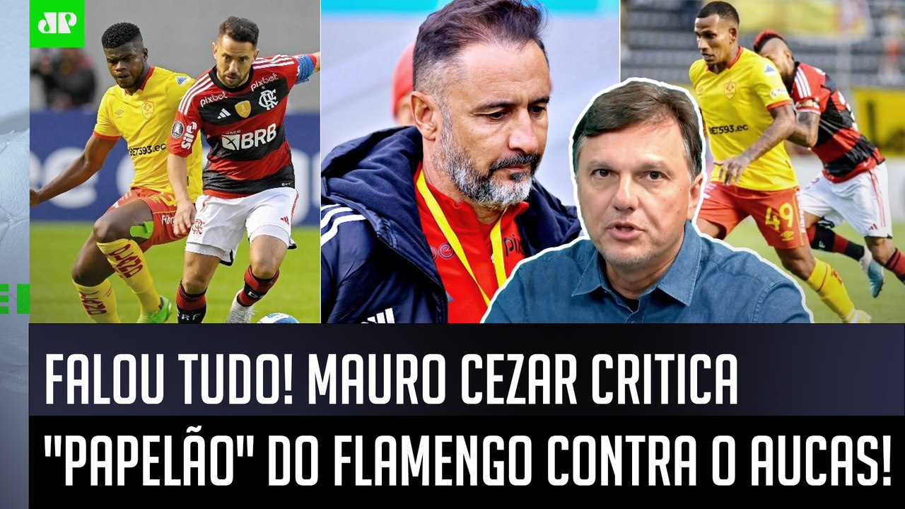 "Foi UMA VERGONHA do Flamengo! E o Vítor Pereira pra mim..." Mauro Cezar CRITICA DERROTA pro Aucas!