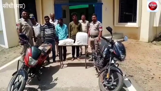sidhi: Majhauli police seized eight kg of ganja