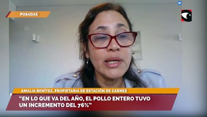 “En lo que va del año, el pollo entero tuvo un incremento del 76%”, afirmaron desde una carnicería de Posadas
