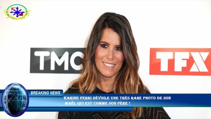 Karine Ferri dévoile une très rare photo de son  Maël qui est comme son père !