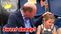 Prince William has the sweetest technique to soothe Charlotte when she's not feeling well 