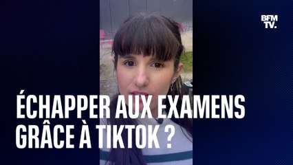 Éviter les examens grâce à Tiktok, c'est possible!