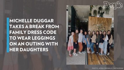 Michelle Duggar Takes a Break from Family Dress Code to Wear Leggings on an Outing with Her Daughters