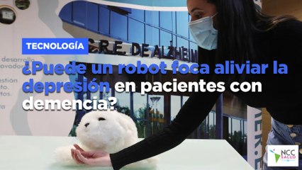 ¿Puede un robot foca aliviar la depresión en pacientes con demencia?