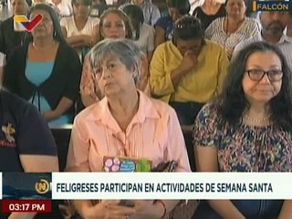 Falcón | Feligreses participan en misa de la eucaristía en Coro