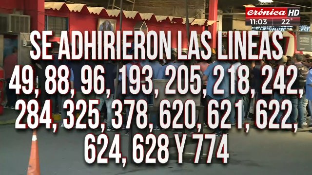 Paro por los choferes detenidos: Defendimos a Berni y nos denunció igual