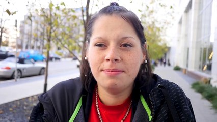 Young Homeless Girl Sleeps Outside in Freezing Winnipeg, Canada's Winters