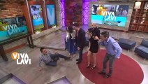 Tremendo beso entre Ángel Castro y El Doc