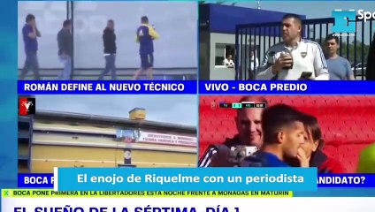 El enojo de Riquelme con un periodista