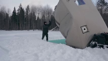 COLD-WINTER-CAMPING-in-a-HOT-TENT-ALONE