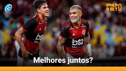 O VP tem que dar um jeito do Gabigol e do Pedro jogarem juntos?