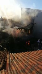 Fuego en viviendas de La Alberca