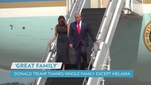 Donald Trump Thanked Everyone in His Family Except Wife Melania in Mar-a-Lago Speech After Arraignment