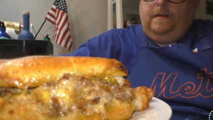 Tank Cooks Cheesesteak