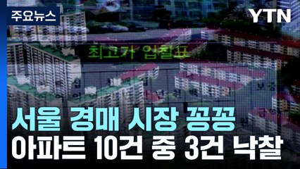 서울 아파트 경매 10건 중 3건 낙찰...빌라는 1건 낙찰 수준 / YTN