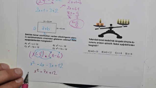 8.Sınıf | Matematik Dersi 2.Dönem 1.Yazılı Soruları ve Cevapları ‍ (%99 Çıkabilir )#2023