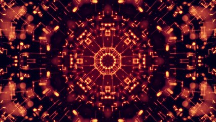 Gold Animated Pattern VJ Loop