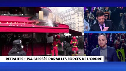 Matthieu Valet : «Elle a pris un pavé avec un casque»