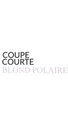 coloriste aix-en-provence coupe courte blond polaire