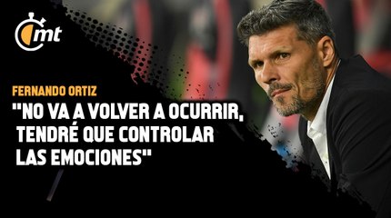 Tano Ortiz promete aprender a controlar sus impulsos tras bronca con Larcamón