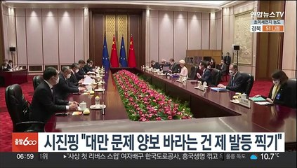 시진핑 "대만 문제 양보 바라는 건 제 발등 찍기"