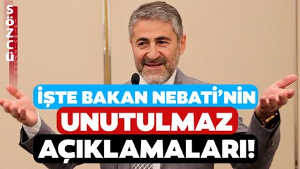 1.5 Yıla Çok Şey Sığdırdı... İşte Bakan Nebati'nin Hafızalardan Silinmeyecek Açıklamaları!