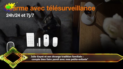 Julie Gayet et son étrange tradition familiale :  compte bien faire pareil avec mes petits-enfants"