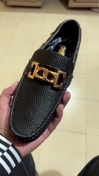 THE LEATHER point Loafers shoes