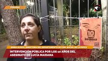 Intervención pública por los 10 años del asesinato de Lucía Maidana