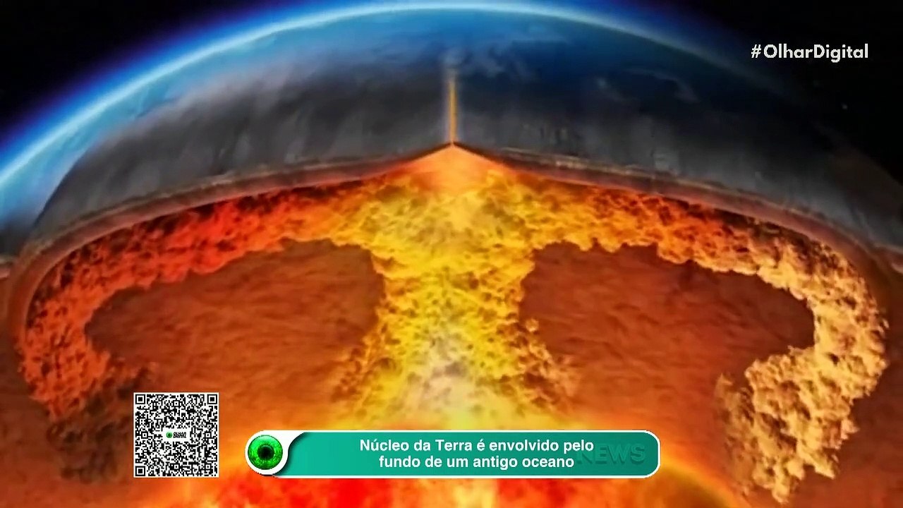 Núcleo da Terra é envolvido pelo fundo de um antigo oceano