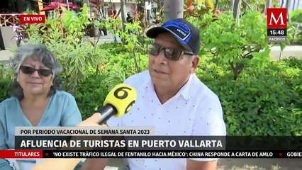 Turistas comienza a llegar a Puerto Vallarta por temporada vacacional