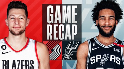 Game Recap: Spurs 129, Trail Blazers 127