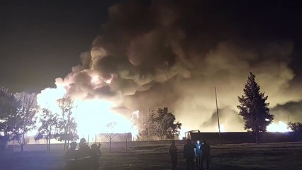 Se registra fuerte incendio en la Central de Abastos | EL PAÍS