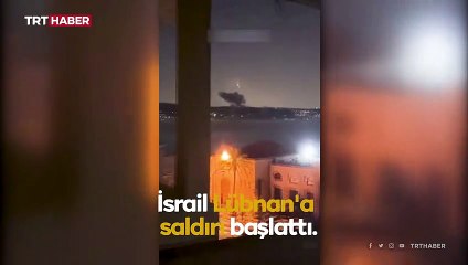 İsrail Lübnan’a saldırı başlattı