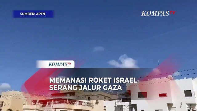 Memanas! Serangan Roket Militer Israel ke Jalur Gaza