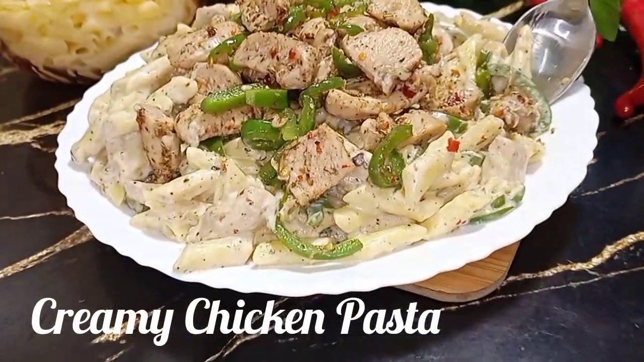 Creamy Chicken Pasta Recipe by kitchen with zara