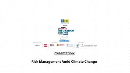 #OutlookMoney Insurance Summit 2023: Presentation - Risk Management and Climate Change