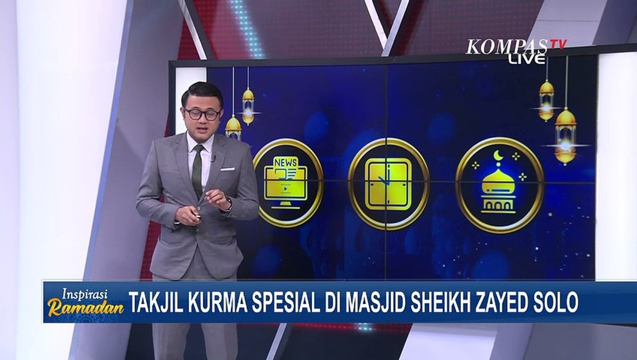 Takjil Kurma Spesial dari Uni Emirat Arab Dihidangkan di Masjid Sheikh Zayed Solo