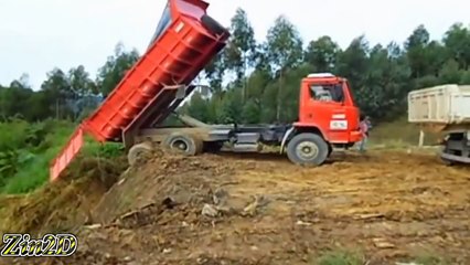 10 Extreme Dangerous Biggest Dump Truck Operator Skills, Amazing Heavy Equipment Machines Driving