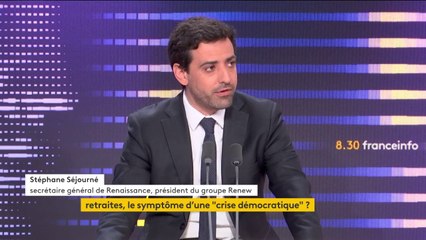 Réforme des retraites : "Il faut qu'on fasse des propositions assez concrètes et qu'on tende la main" avant la décision du Conseil constitutionnel, estime Stéphane Séjourné