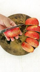 Apple Fruit Carving Very Easy For Beautiful Flower _amazing _satisfying _garnish _art _